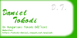 daniel tokodi business card